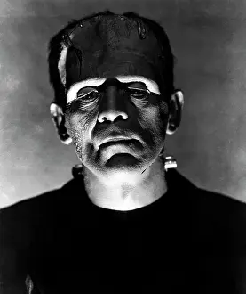 Make Up Prints: Boris Karloff, Frankenstein, 1931 directed by James Whale Universal Pictures