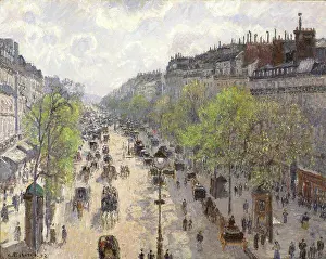 Coach Prints: Boulevard Montmartre, Spring by Pissarro