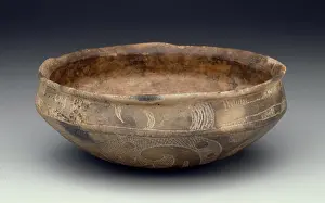 Ceramic Prints: Bowl, 1250-1499, 2 5/16 x 7 1/16