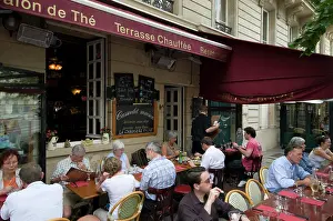 Cafe Prints: Brasserie, Ile Saint-Louis, Paris, France