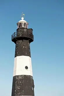 Wahrzeichen Prints: Breskens lighthouse Lighthouse at the coast from Holland in Breskens Copyright: xZoonar