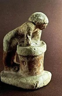 Human Representation Prints: Brewer: Ancient Egyptian model. Louvre, Paris