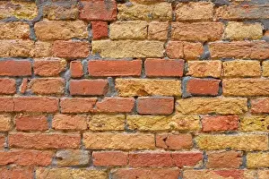 Brickwall Prints: Brick Wall, Venice, Veneto, Italy