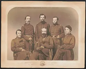 Smith Prints: Brigadier General Van Valkenburgh and staff officers / W