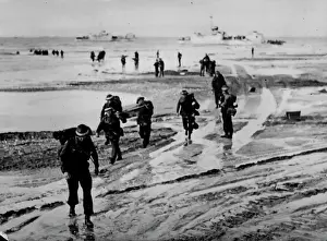 Combat Prints: More British Assault Troops Land On The Beaches Of Normandy -- British troops continue to land on the beach-heads of