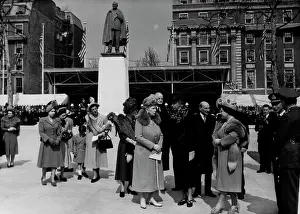 Lady Elizabeth Bowes Prints: British Homage To Roosevelt -- The Royal family with Mrs