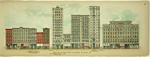 Architektur Prints: Broadway, East Side, Chambers to Pearl Street