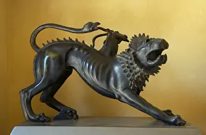 Tuscany Prints: The bronze Chimera of Arezzo is one of the best known examples of the art of the Etruscans