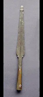 Ancient Greece Prints: Bronze spearhead Mycenaean, 1400-1300 BC Found at Kameiros, Rhodes, Greece