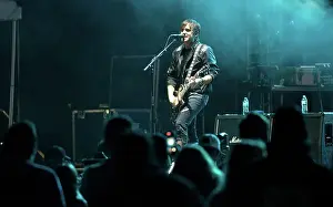 Stage Prints: Bryan Scott, lead vocalist of the band Sick Puppies