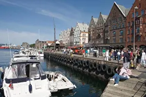 Urban Scene Prints: Bryggen, Bergen, Norway