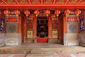Stereotypically Prints: Buddhist temple in Shanzidou, traditional village of Kinmen Island; Shanzidou