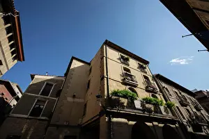 Narrow Prints: Buildings of Laguardia, Rioja Alavesa, Spain