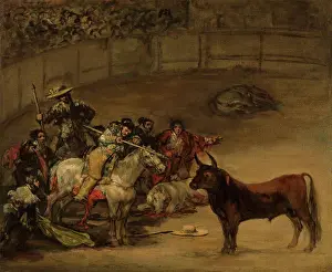 Spanish Prints: Bullfight, by Francisco Goya, 1824
