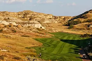 Holidays Prints: The Bully Pulpit Golfkurs, Medora, North Dakota, USA