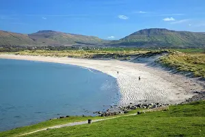 Republic Of Ireland Prints: Bunduff Strand, Mullaghmore, Co Sligo, Ireland; Long Beach And Popular Tourist Destination