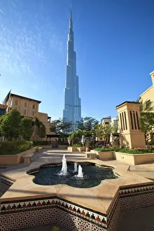 Dubai Prints: Burj Khalifa, the tallest man made structure in the world at 828 metres