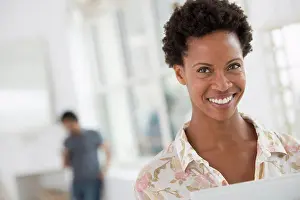 Asian And Indian Ethnicities Prints: A business environment, a light airy city office