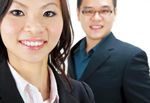 Handel Prints: Business team Asian business team