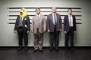 Justice Prints: Businessmen in lineup
