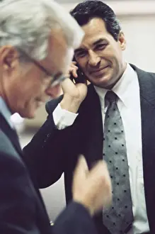 Business Suit Prints: Two businessmen in an office