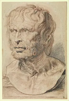 Works Prints: Bust of Pseudo-Seneca 1600-1626 Peter Paul Rubens Flemish Rubens was deeply engaged with classical antiquity