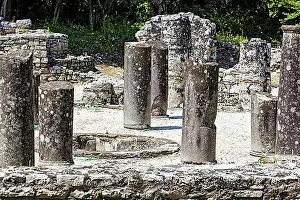 Countries Prints: Butrint ruins near the city of Saranda in the south of the country
