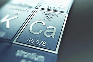Metallic Prints: Calcium (Chemical Element)
