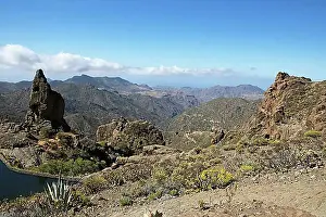 Canary Islands Prints: Caldera de Tejeda, Las Palmas Province, Gran Canaria, Canary Islands, Spain, Europe