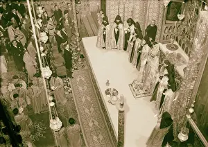 Calendar of religious ceremonies in Jerusalem Easter period