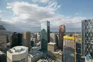 General View Prints: Calgary skyline. Brookfield Place, Calgary, Canada. Architect: Dialog, 2018