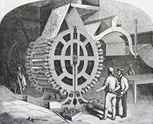 Industry Prints: Calico printing: cylinder machine by Mather & Platt