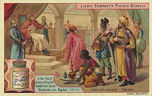 Colourful Prints: The Caliph Harun-al-Raschid sends gifts to the Emperor from Baghdad