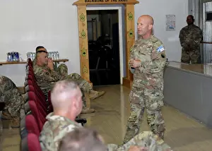Nato Prints: CAMP BONDSTEEL, Kosovo - U.S. Army Col