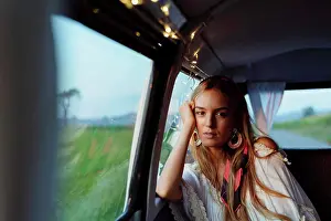 Erwachsene Prints: campingbus, reisende, boho-chic, bus