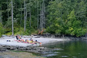 Kayak Prints: Canada, British Columbia, Gulf Islands