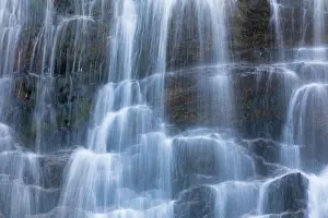 Cascade Prints: Canada, British Columbia, Selkirk Mountains. Waterfall scenic