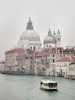 Della Prints: canal grande, wassertaxi, santa maria della salute