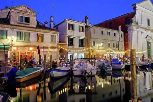 Venetia Prints: Canale Vigo, Chioggia, Veneto, Italy, Europe