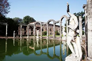 Monuments Prints: Canopus pool, Villa Adriana (Hadrian's Villa)
