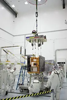 Moon Prints: CAPE CANAVERAL, Fla. -- At Astrotech Space Operation's payload processing facility in Titusville