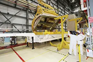 Retirement Prints: CAPE CANAVERAL, Fla. -- In Orbiter Processing Facility-2 at NASA's Kennedy Space Center in Florida