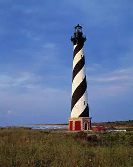 Shores Prints: Cape Hatteras Lighthouse, built in 1870, Cape Hatteras National Seashore, North Carolina