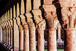 Mountain Chain Prints: Capitals, 12th century cloister