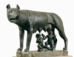 Childish Prints: Capitoline Wolf. 5th c. BC. Etruscan art