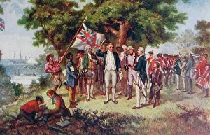 Australia Prints: Captain James Cook, (1728 ñ 14 February 1779) British explorer