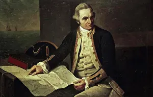 Cook Prints: Captain James Cook Nathaniel Dance-Holland (1735-1811/British)