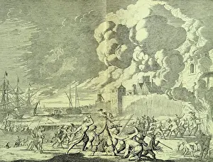 Countries Prints: The Capture of Brielle by the Sea Beggars; (or Watergeuzen)