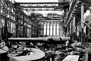Essen Prints: Captured Essen - The Siege gun which was never fired