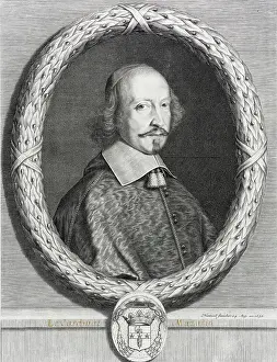 Prints: Cardinal Mazarin. Robert Nanteuil (France)